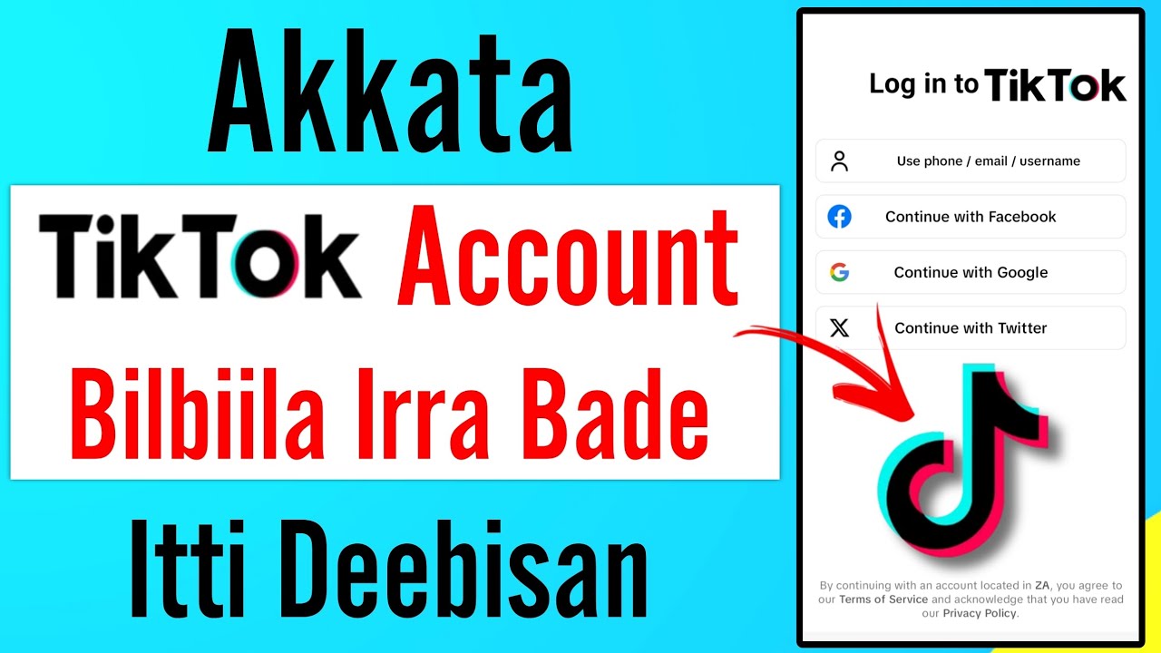 Akkata TikTok Account Bilbiila Irraa Bade itti Deebisan |How to Recover TikTok Account