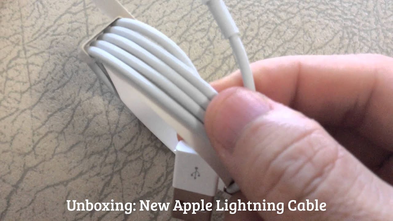 Authentic: Apple Lightning to USB Cable (Review)
