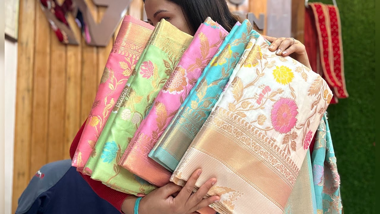 Kanjibaram silk sari with blouse