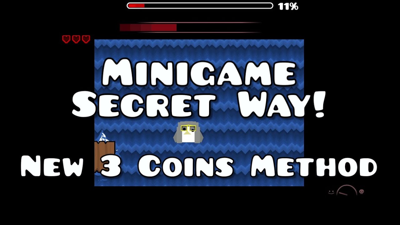 New Method: [Secret Way] MasterGame by Serponge (Minigame Medium Demon) [All Coins] | Geometry Dash
