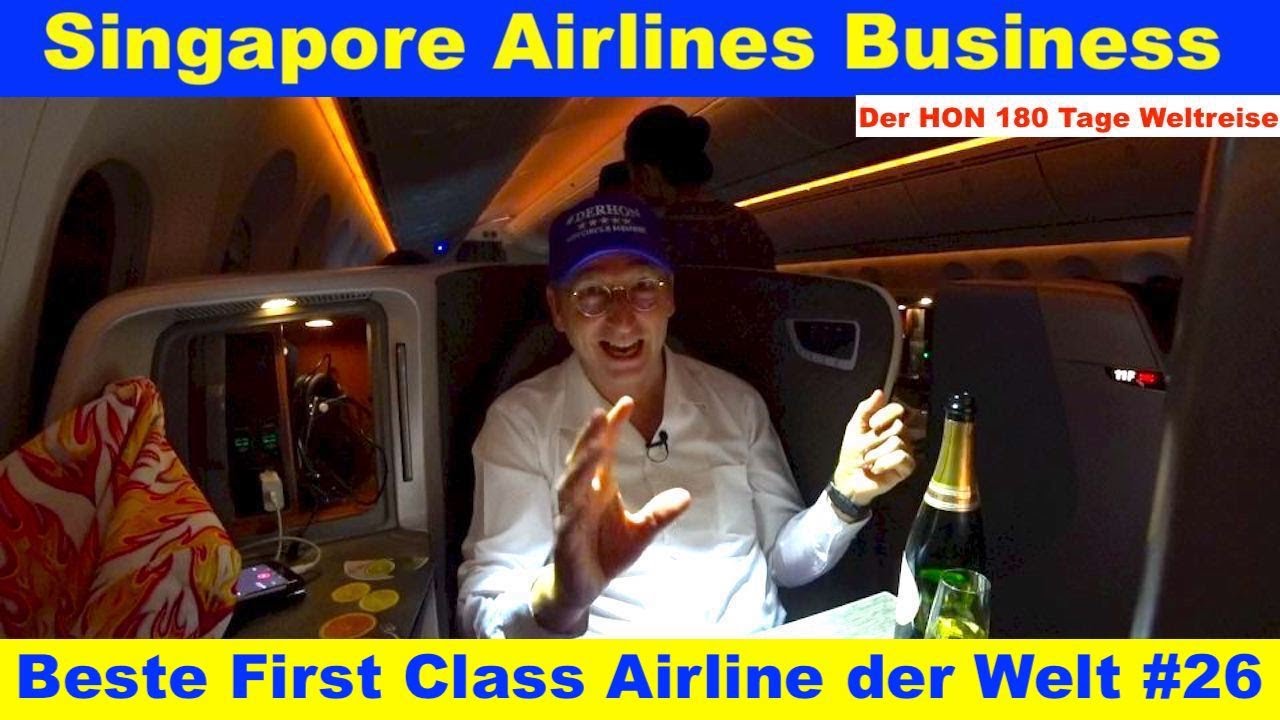 Singapore Airlines Business Class & SilverKris Lounge #26 | Der HON PrivateJet