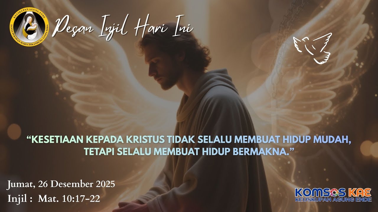 Kesetiaan Kepada Kristus Tidak Selalu Membuat Hidup Mudah, Tetapi Selalu Membuat Hidup Bermakna.