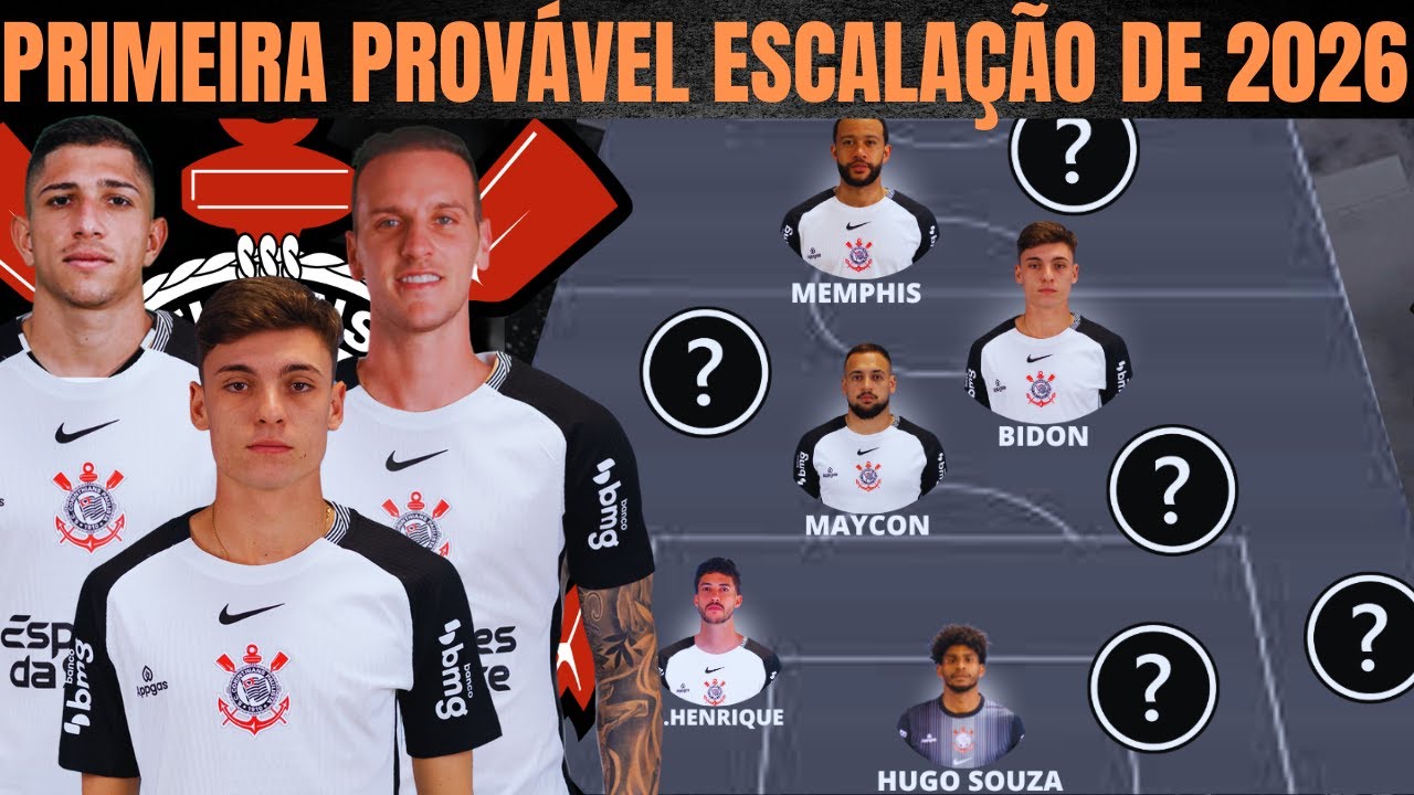 ELENCO FORTE| PRIMEIRA PROV&Aacute;VEL ESCALA&Ccedil;AO do CORINTHIANS em 2026| POSS&Iacute;VEIS REFOR&Ccedil;OS JOGARIAM?