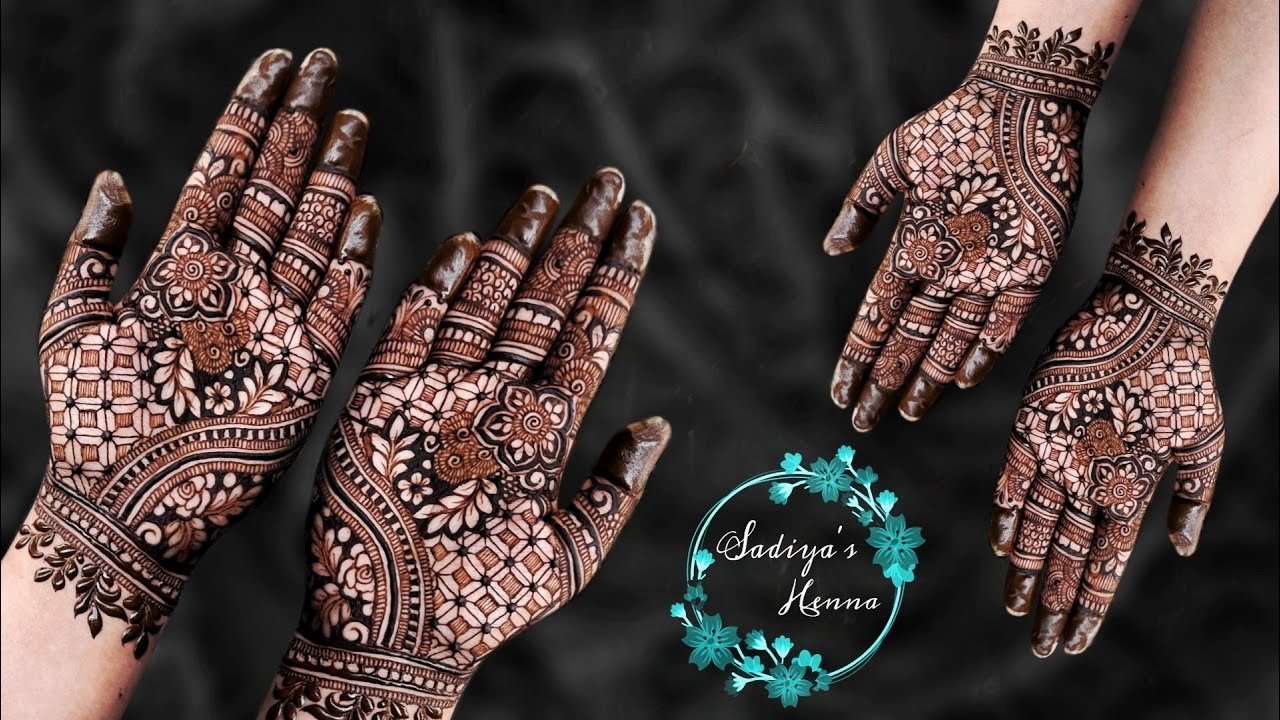 Simple And Easy Mehndi Design | Checks Mehndi Design New | New Mehndi Design 2022 | Sadiya's Henna