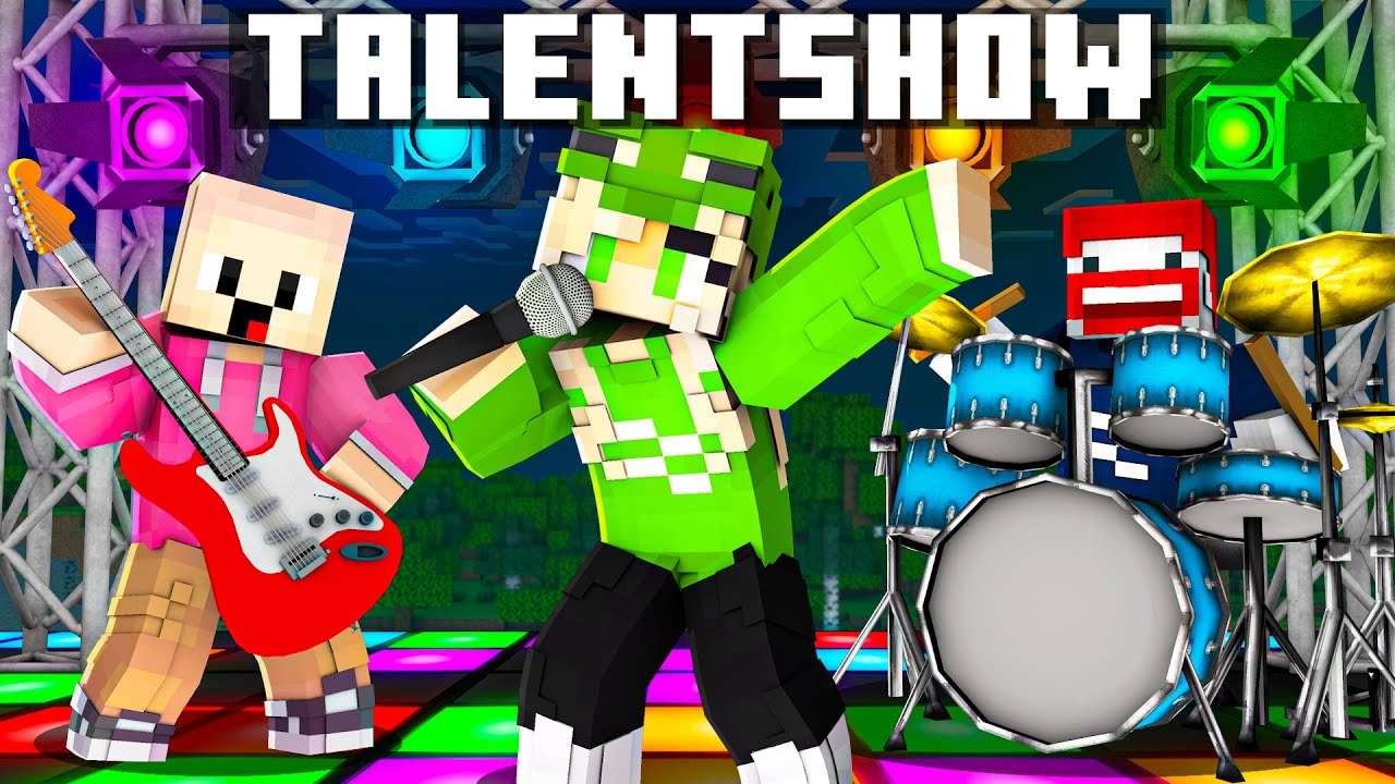TALENTSHOW IN MINECRAFT FREUNDE!