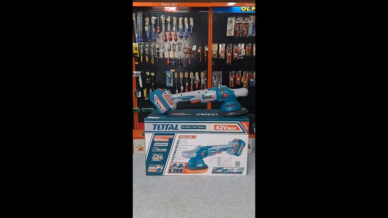 REVIEW Máy đánh bóng không chổi than dùng pin 42V 150mm Total TAPLI42151