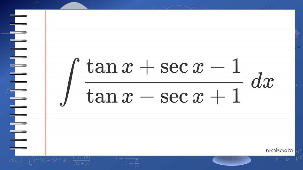 Integrating Using Weierstrass Substitution