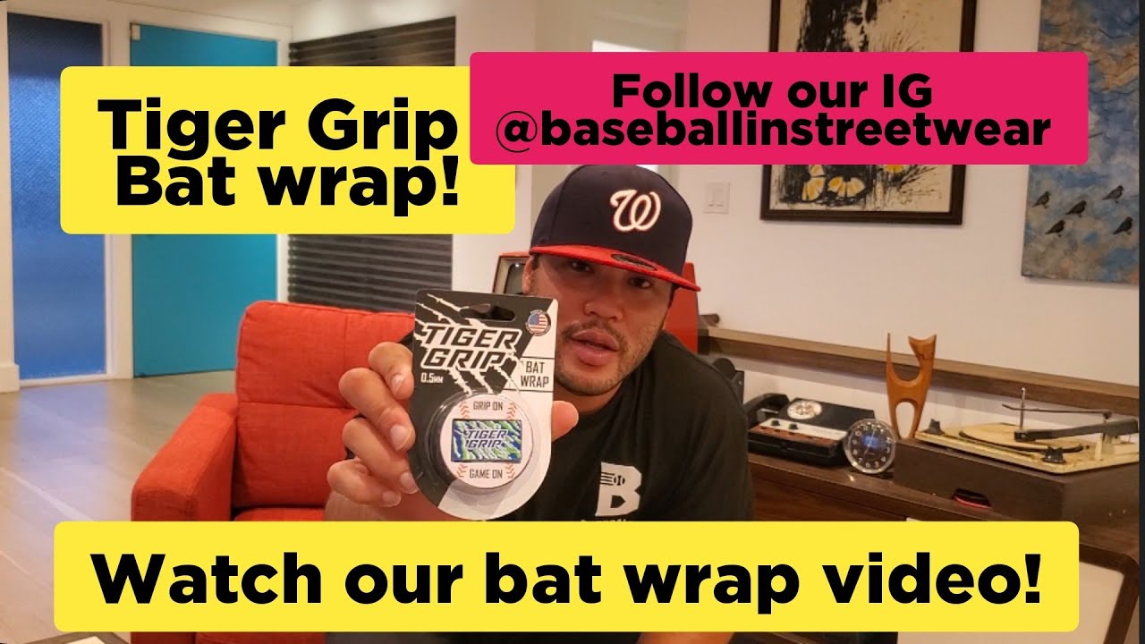 Tiger Grip Baseball Bat Wrap Install Tutorial