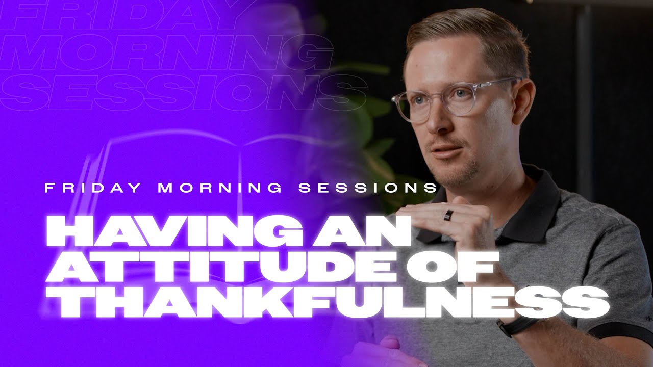Having an Attitude of Thankfulness!