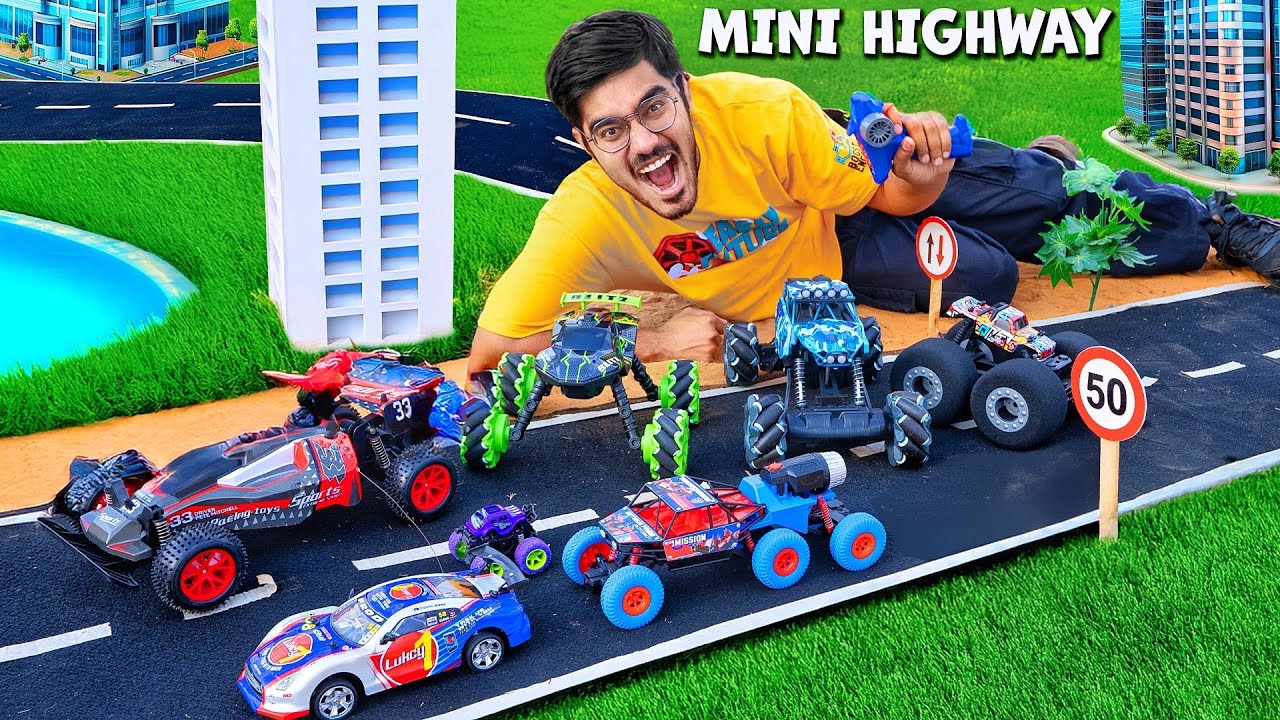 RC Car Race in Our Crazy Mini City🔥| ये रेस कौनसी गाडी जीतेगी? Looser Will Get Mud Bath