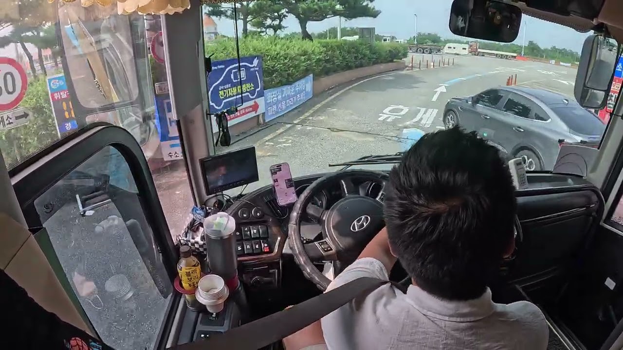 [ep.40] 4k 관광버스기사일상ㅣ대천해수욕장ㅣkorea tour bus driver vlog.pov