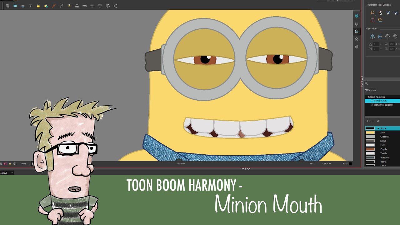 Toon Boom Harmony: #8 Minion Mouth