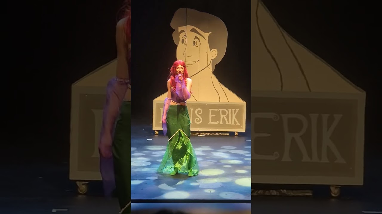 Dat is mijn wens. Carlijn als Ariël in de CLV Musical