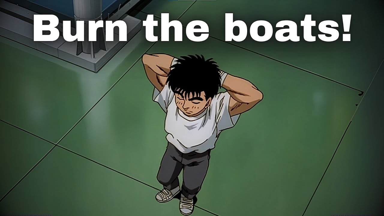 Time to burn the boats.