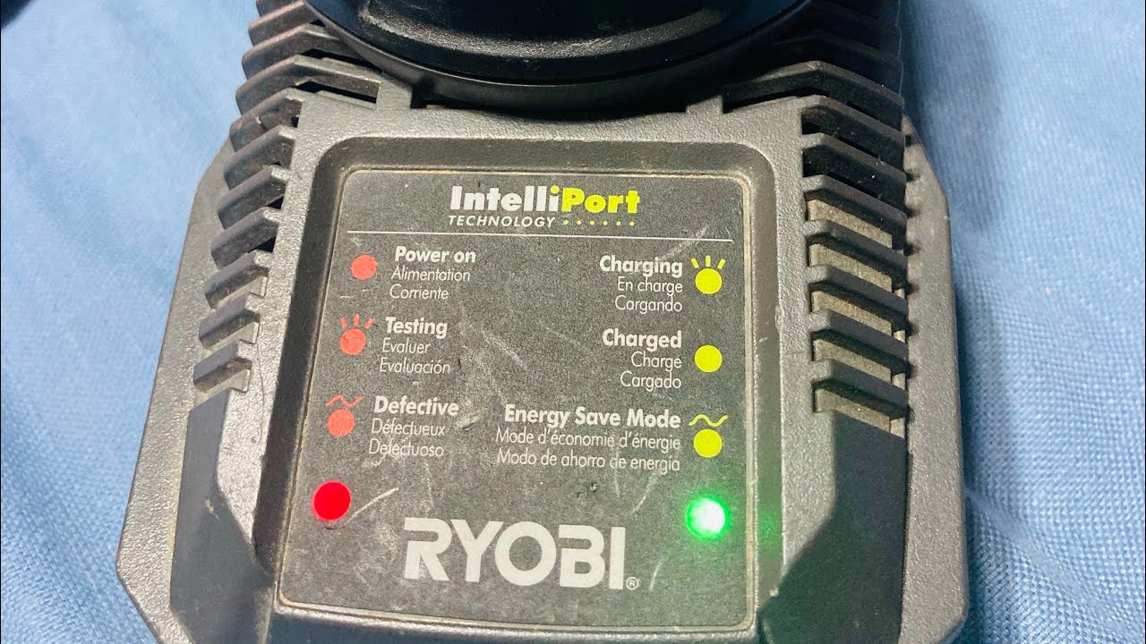 Como Revivir Bateria con el cargador Ryobi 18v con voltaje cero en la entrada.