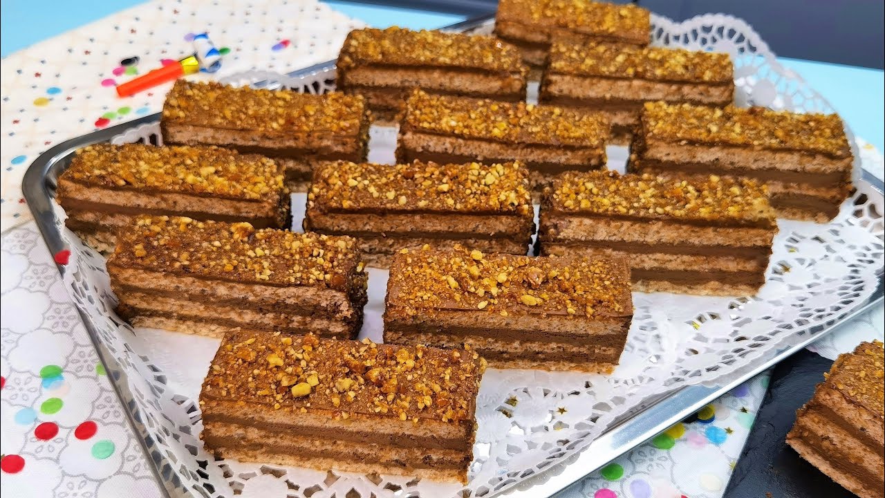 Intr-o ora ati terminat! Prajitura pt sarbatori cu foi cu nuca si crema de mascarpone cu ness!