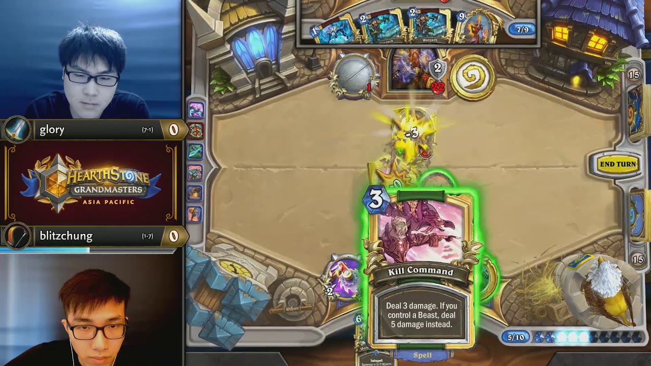 glory vs blitzchung - Hearthstone Grandmasters Asia-Pacific S2 2019 - Week 5
