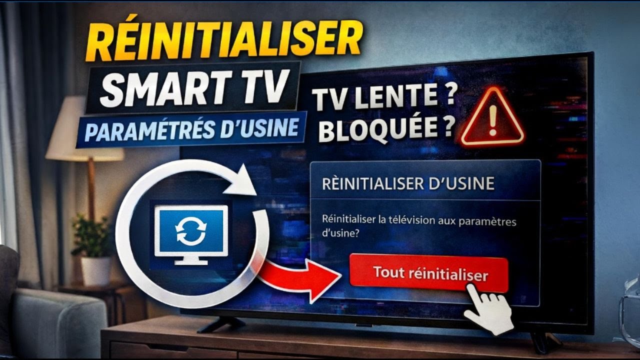 Comment r&eacute;initialiser une Smart TV aux param&egrave;tres d&rsquo;usine (2026)