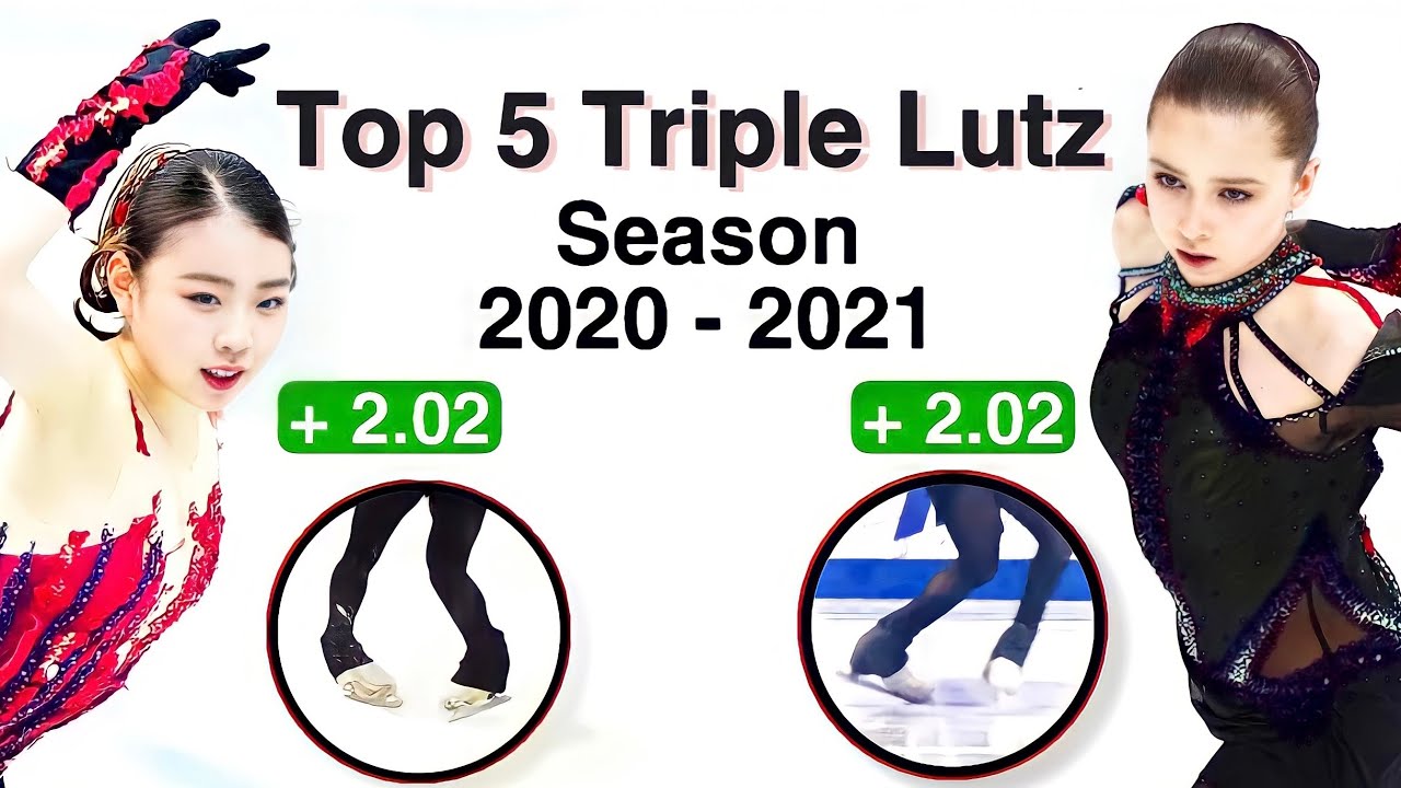 Top 5 Lutz Jumps in ladies figure skating 2020 - 2021 (according to the judges) 👀