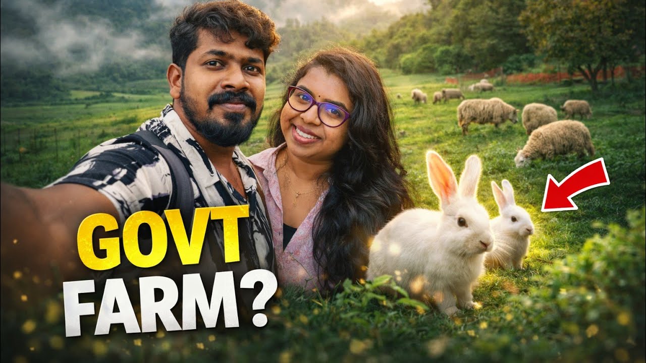 ചെമ്മരിയാടും മുയലും  Govt Fram in kodaikanal must visit place #sheep #rabbit #kodaikanal 