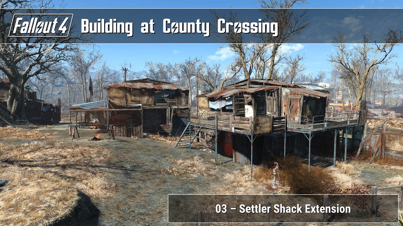 Fallout 4 - Building at County Crossing 03 (Settler Shack Extension)