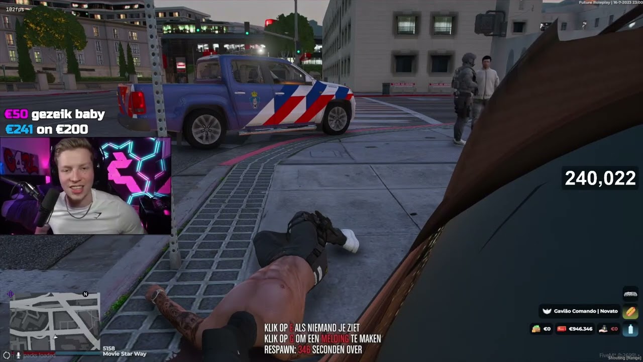 Games4Real GAAT DOOD DOOR EEN GANG EN VERLIEST WAPEN EN WORDT BOOS OP GANG! - Future Roleplay