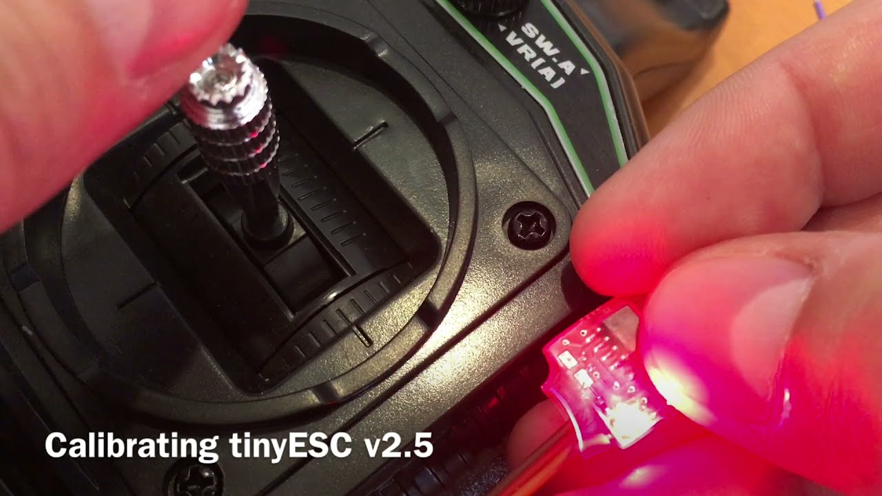 Calibrating the FingerTech Robotics tinyESC v2