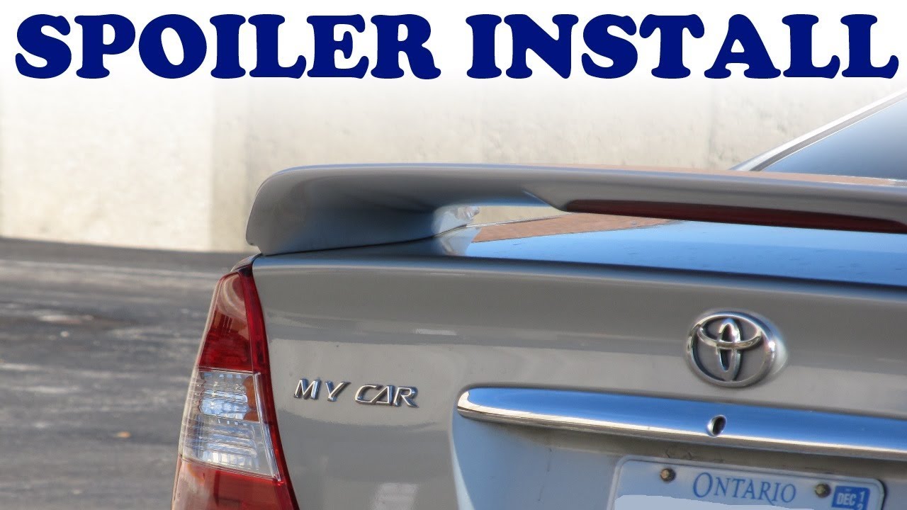 How to Install a Car Spoiler