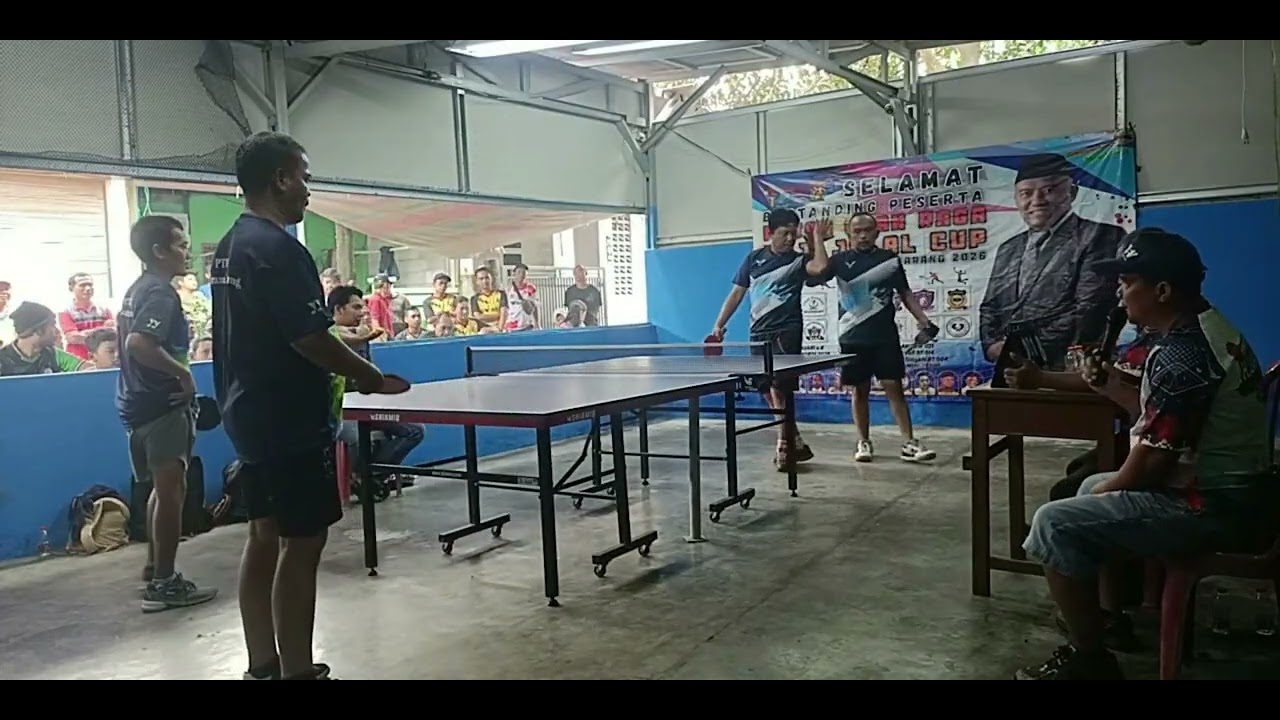 RW 021 VS RW 019. SEMI FINAL TIM I TENIS MEJA GANDA PUTRA. PART I SET I-II
