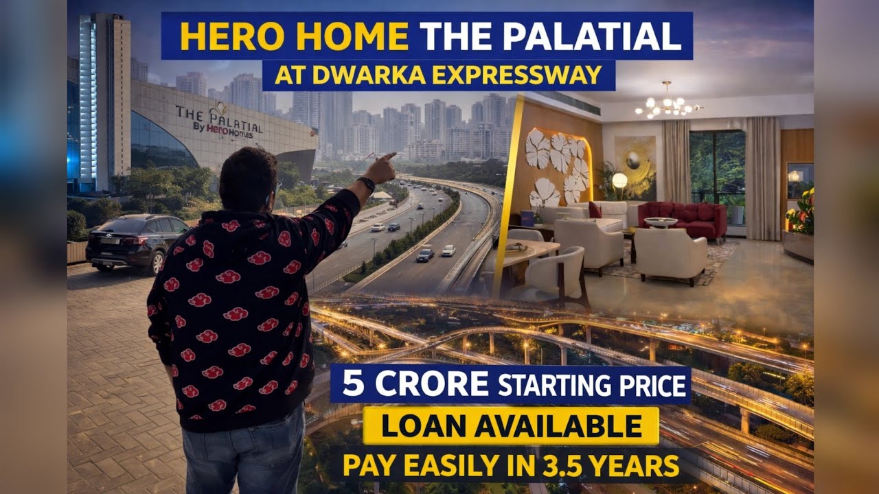 5 CRORE DWARKA EXPRESSWAY SAMPLE APARTMENTS HERO HOMES THE PALATIAL #herohomes #dwarkaexpressway 