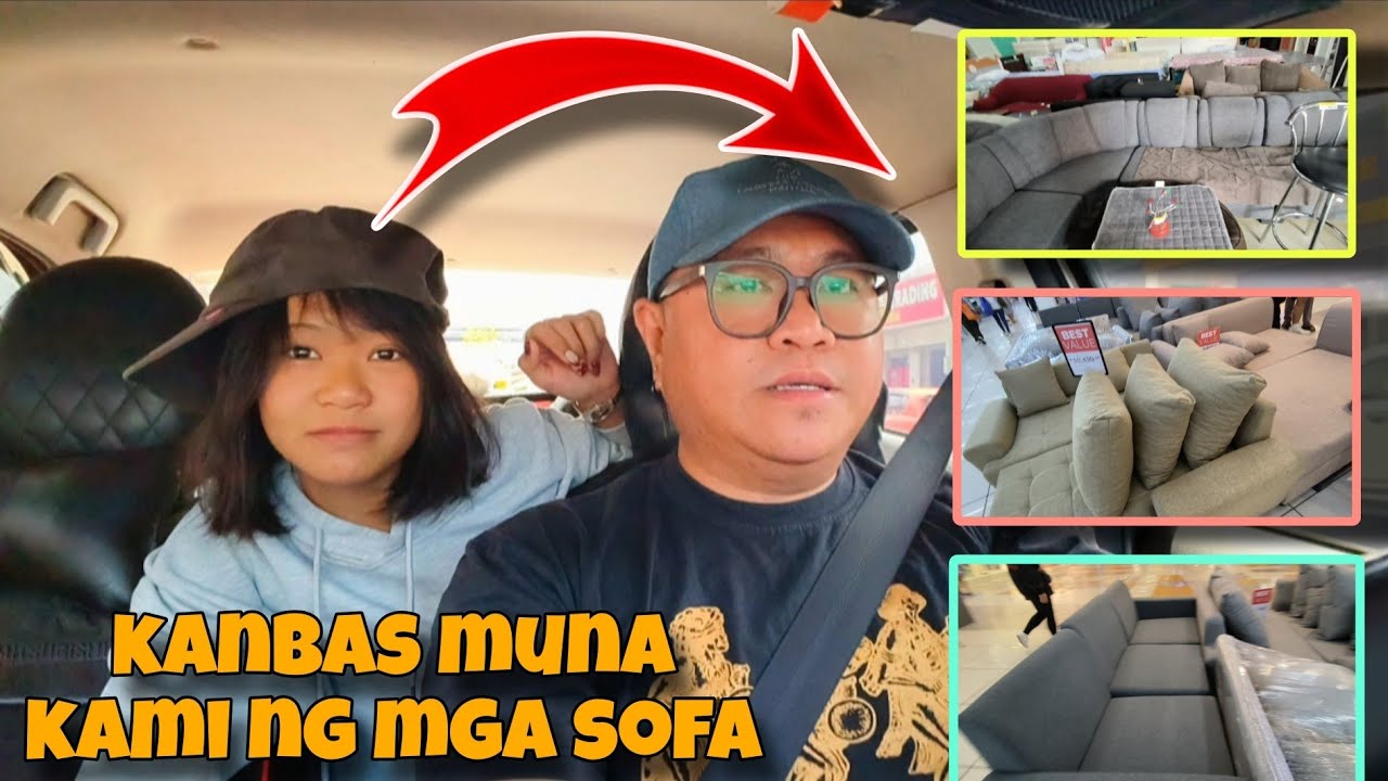 KANBAS NG MGA SOFA KASAMA ANG AKING INUCA JIHA