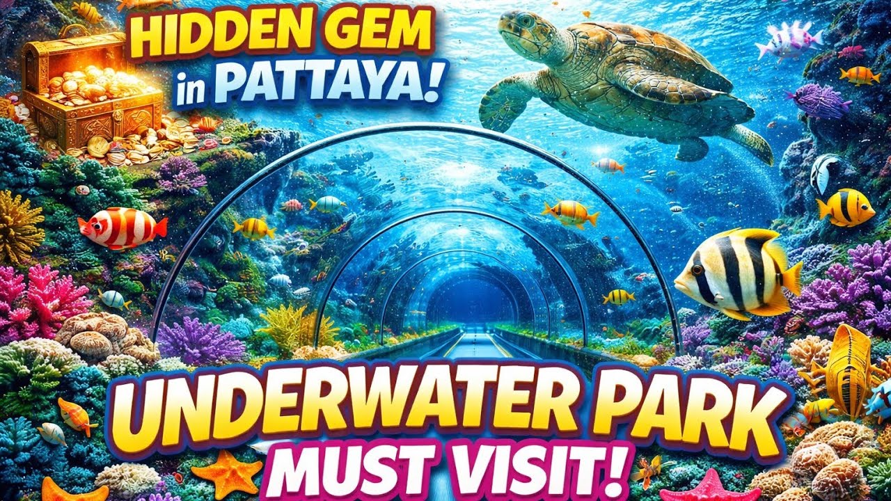 Hidden Gem in Pattaya 🐠 | Exploring Underwater Park | Nia Had So Much Fun 😍| Exploring Pattaya 