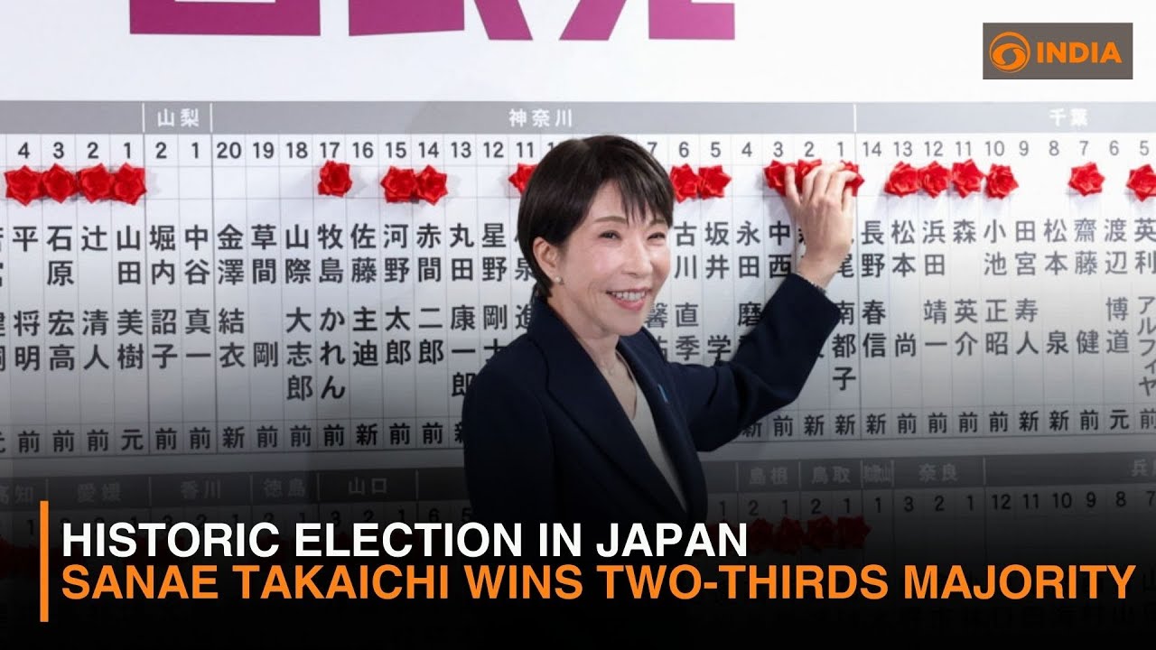 Japan Elects First Woman Prime Minister Sanae Takaichi After Landslide Victory