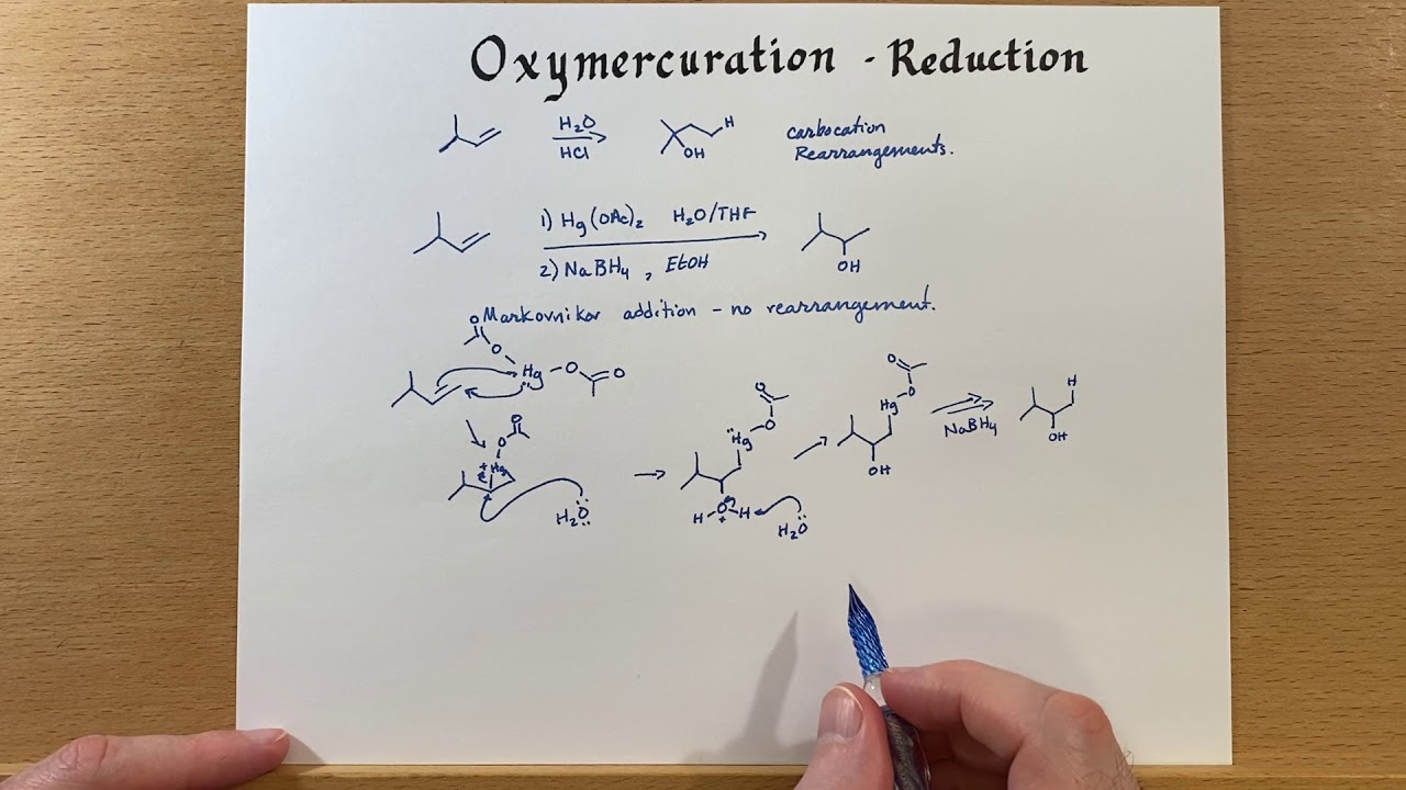Oxymercuration Reduction