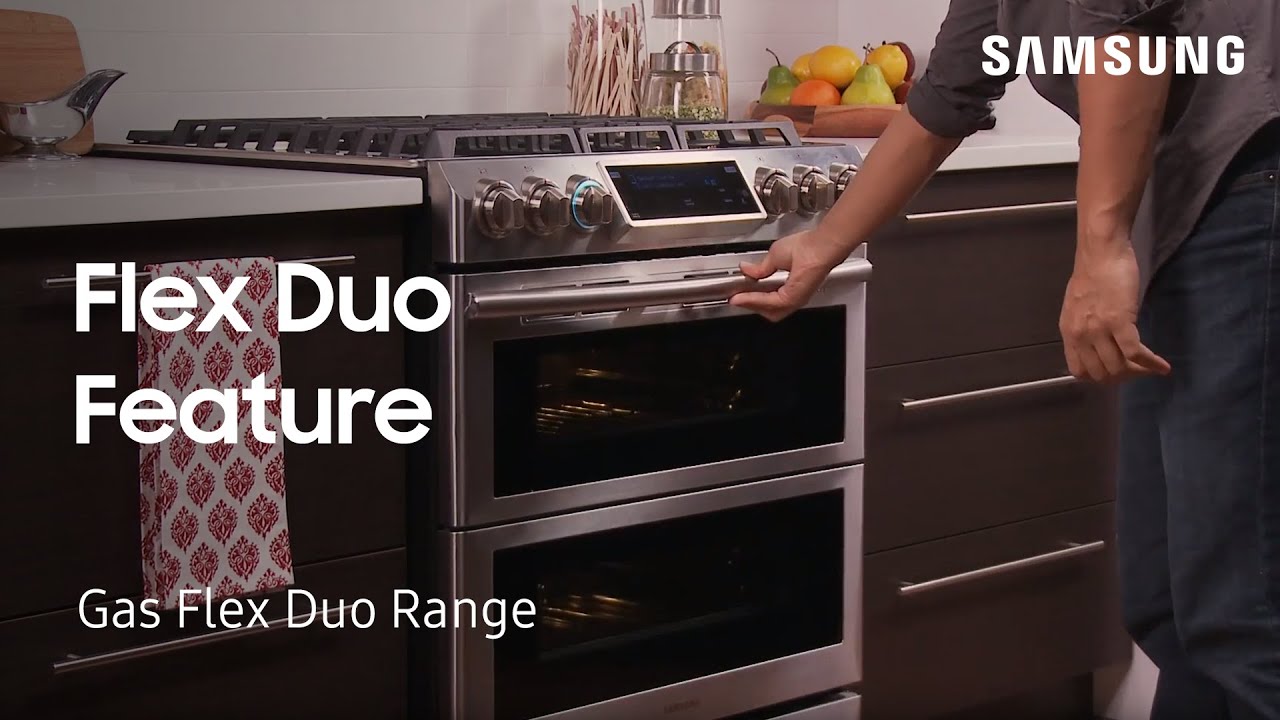 Как использовать функцию Flex Duo в духовке для двух разных температур | Samsung US