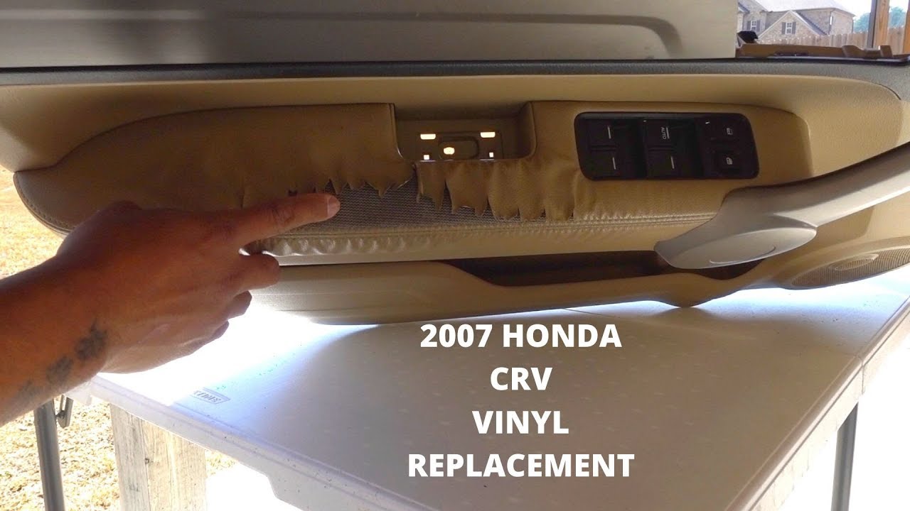 Замена винилового подлокотника Honda CRV 2007 года