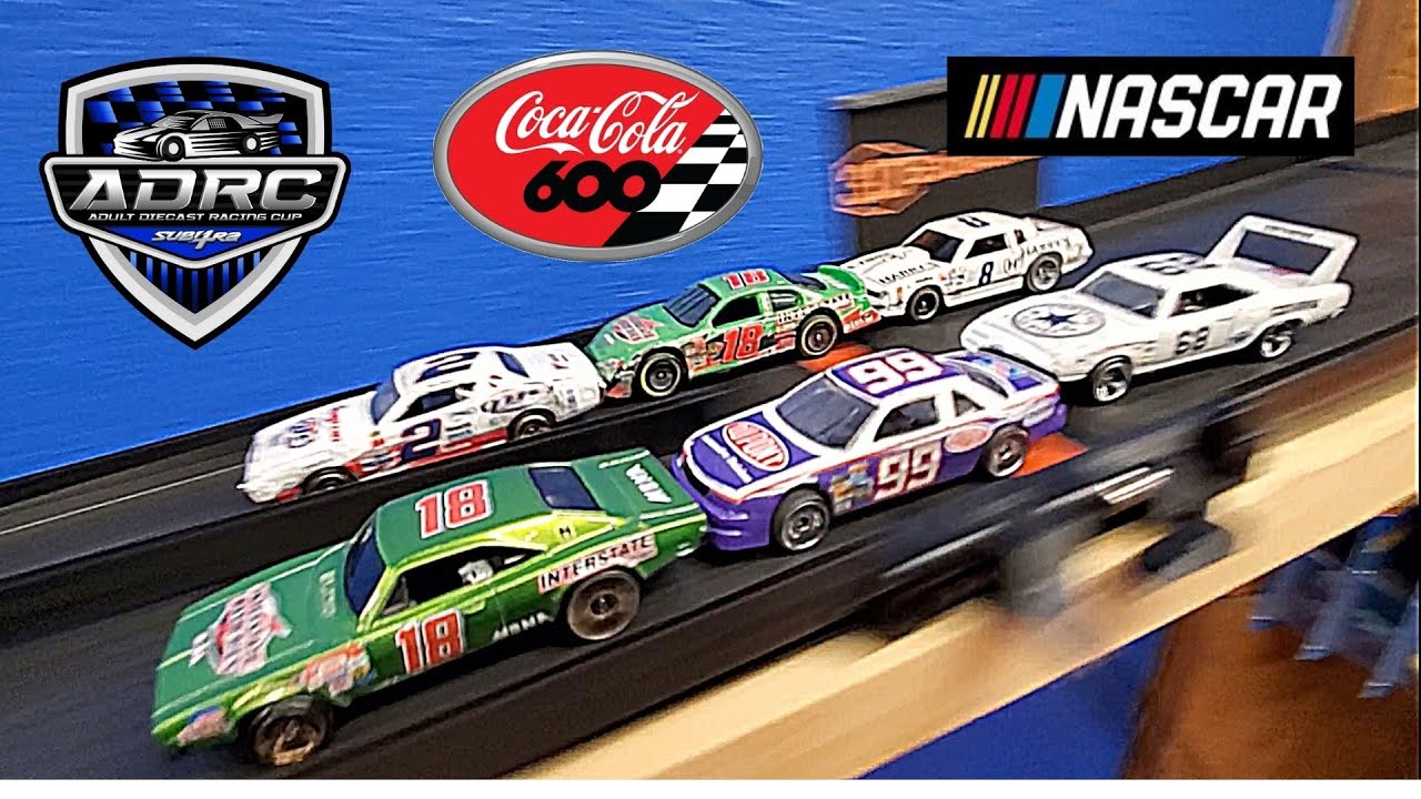 NASCAR 1/64 Scale Diecast Racing ~ Coca Cola 600 at Charlotte 2020