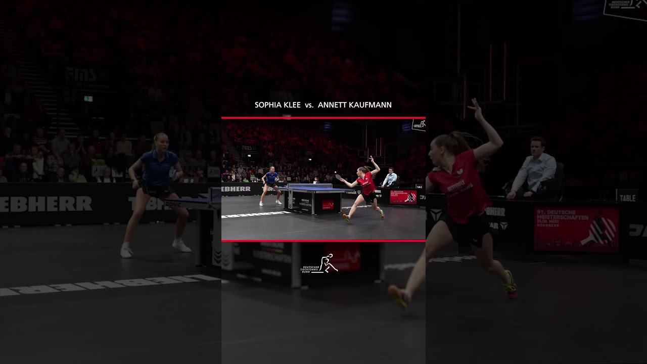 Klee vs. Kaufmann - was f&uuml;r ein Fight!😲 | #roadtoerfurt #shorts #ttfinals
