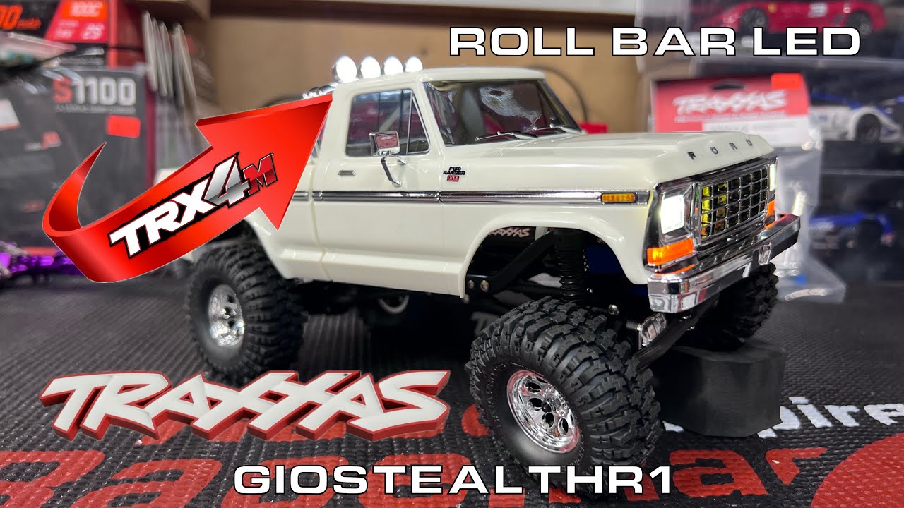 Установка светодиодной дуги безопасности TRAXXAS TRX4M FORD F150