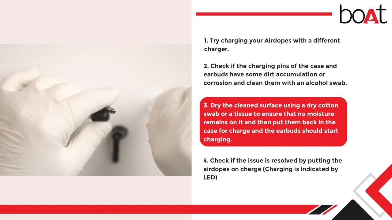 boAt | Airdopes | Resolve Charging Issue