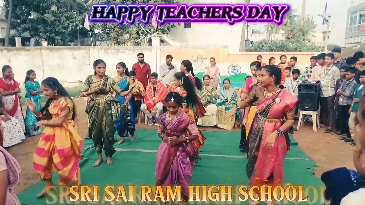 Gurubrahma guru vishnu dance performence ###teachers day celebrations sri sairam high school###