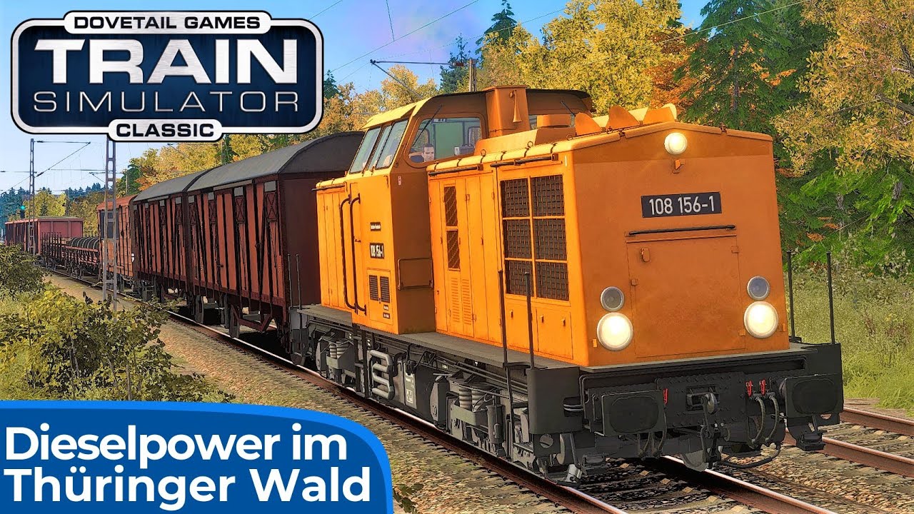 Deutsche Reichsbahn im Thüringer Wald | TRAIN SIMULATOR CLASSIC | Güterzug nach Königsberg | DR V100