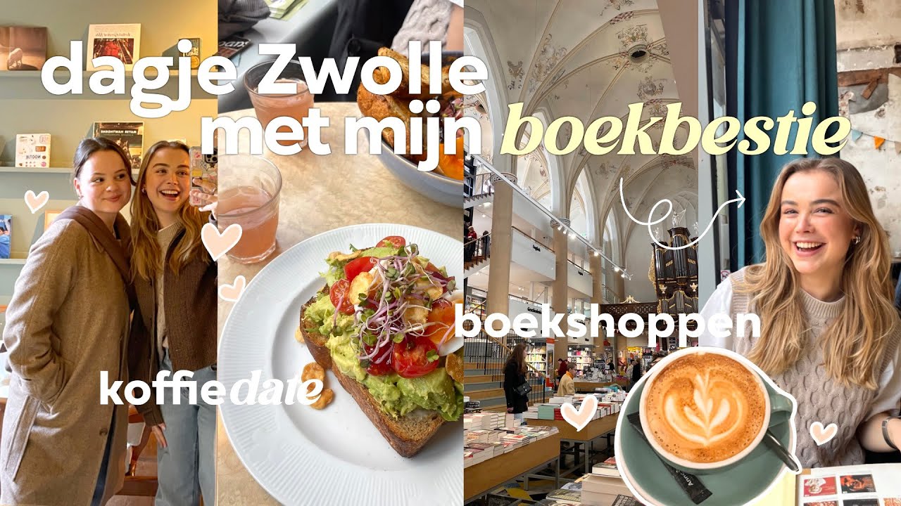 een dagje naar Zwolle met @Merel Logemann (boekshoppen & kletsen!) 💘