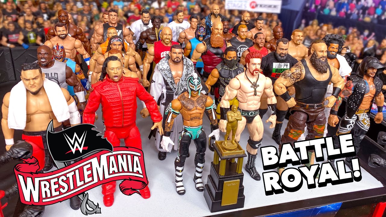 ANDRE THE GIANT MEMORIAL ACTION FIGURE BATTLE ROYAL 2020! WRESTLEMANIA 36!