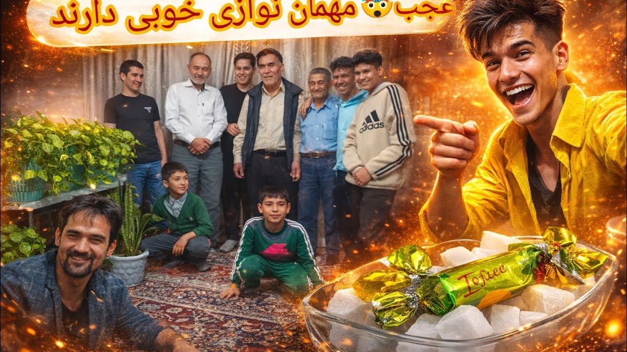 یک مهمانی جذاب آمدن بچه👶 جدیدی به خانه شان. دوست آقای حسینی هستند✨