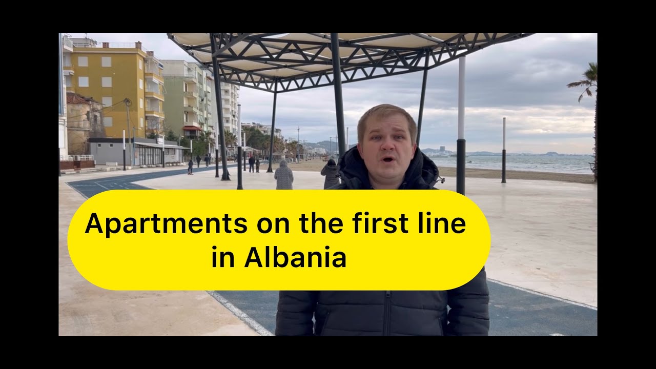 Apartments on the first line in Albania  #albania