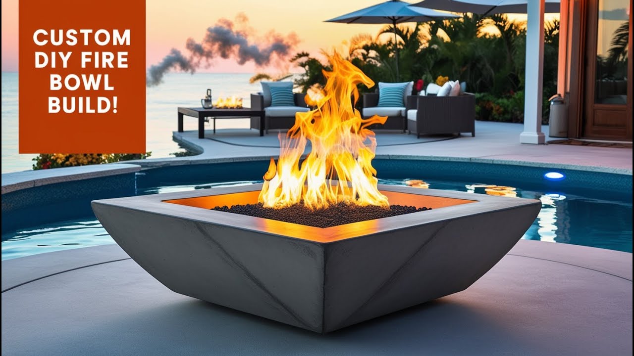 The Ultimate Fire Bowls Found in Padre Island 🔥 | How to Build and Install Fire Bowls!