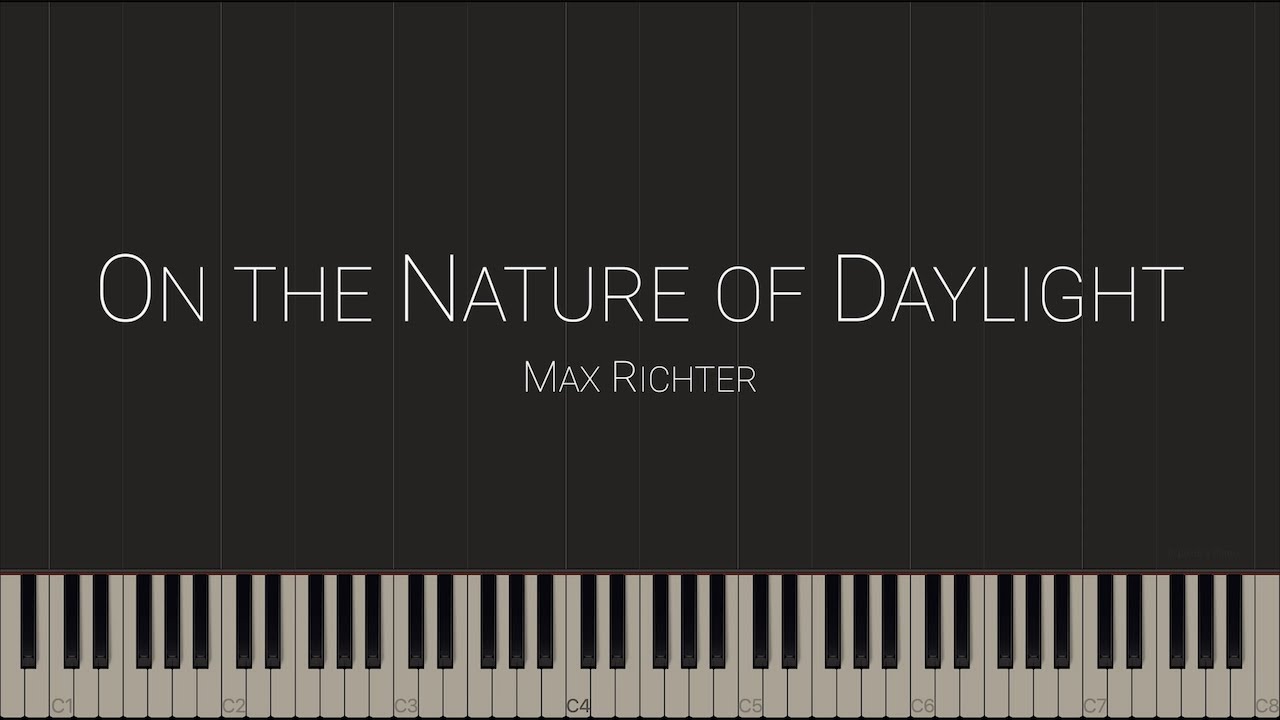 On the Nature of Daylight - Max Richter \\ Synthesia Piano Tutorial