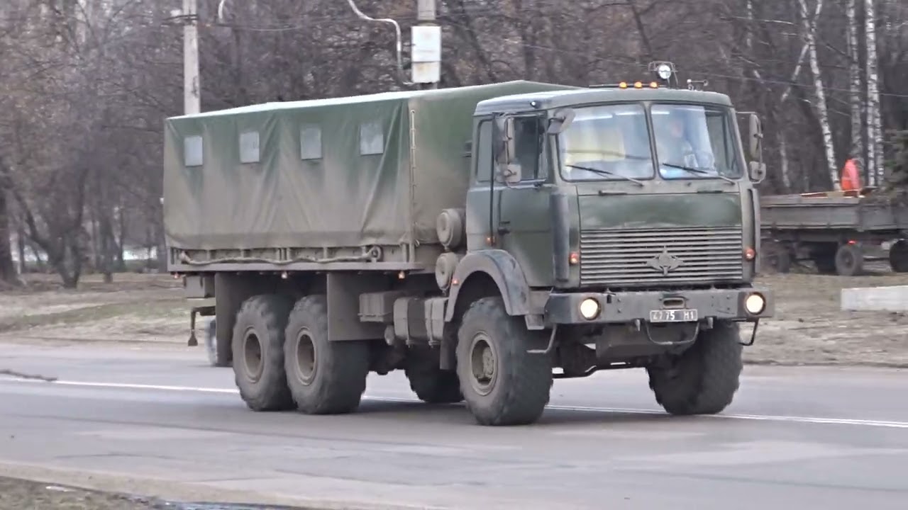 Belarusian military truck MAZ 6317 for the Ukrainian Armed Forces. 