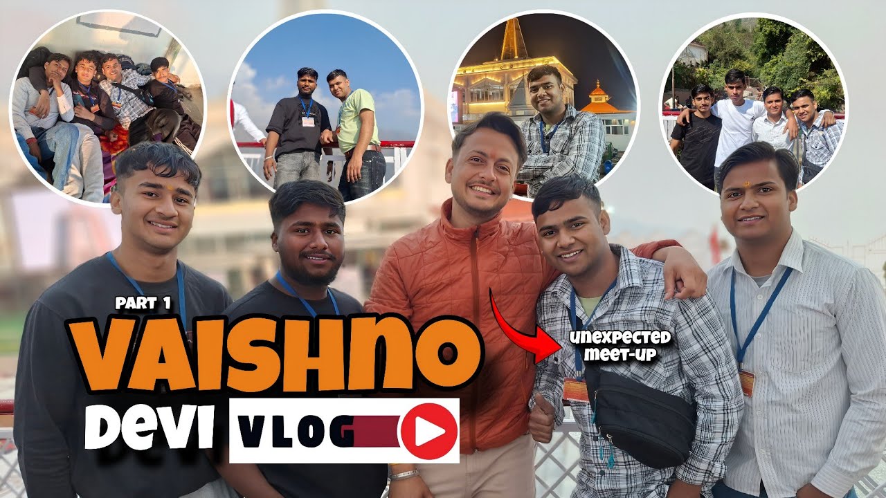 Vaishno devi vlog part 1 ❤️ | delhi to j&k full enjoy 😉 